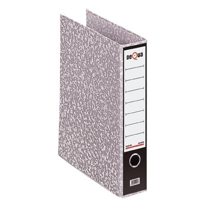 ARCHIVADOR FOLIO SIN RADO JASPEADO GRIS DEQUA R.10157