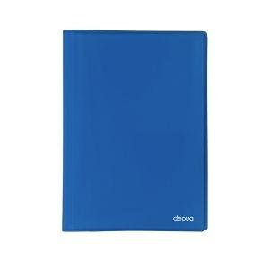 CARPETA FUNDAS A4 (20) PP TRANSLUCIDO AZUL DEQUA R.780373