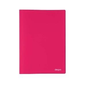 CARPETA FUNDAS A4 (20) PP TRANSLUCIDO FUCSIA DEQUA R.780377