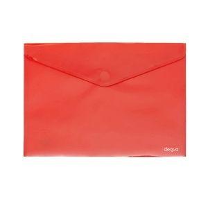 SOBRE FOLIO C/BROCHE PP ROJO DEQUA R.780397