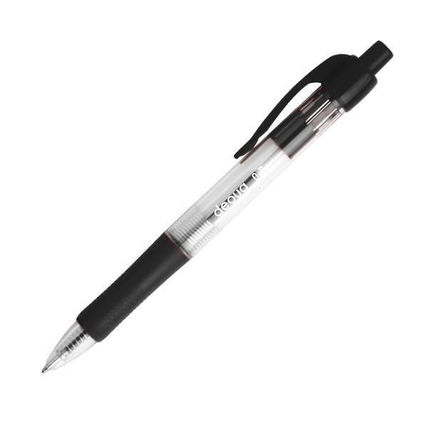 BOLIGRAFO RETRACTIL TINTA ACEITE PUNTA 0,7mm. NEGRO DEQUA R.780424