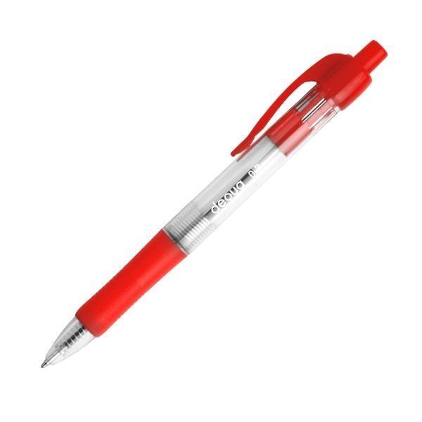 BOLIGRAFO RETRACTIL TINTA ACEITE PUNTA 0,7mm. ROJO DEQUA R.780425