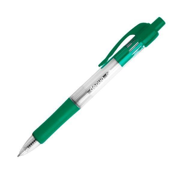 BOLIGRAFO RETRACTIL TINTA ACEITE PUNTA 0,7mm. VERDE DEQUA R.780426