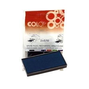 ALMOHADILLA COLOP AZUL E-50-1 para Printer 50 30x69mm  (BLISTER 2 UDS)
