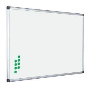 PIZARRA BLANCA LACADA 120X240cm. MAGNETICA MARCO ALUMINIO ROCADA R.6412