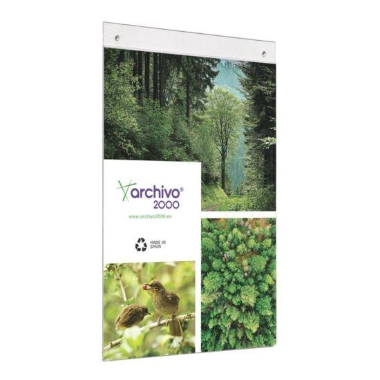 EXPOSITOR MURAL A5 VERTICAL C/TALADROS 150X235mm. R.10705 CS TP
