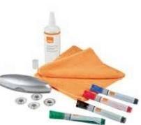 KIT ACCESORIOS PARA PIZARRA CRISTAL BORRADO EN SECO NOBO R.1905330