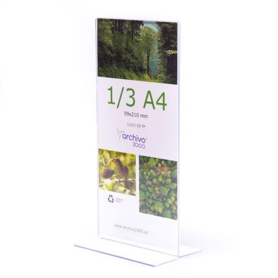 EXPOSITOR SOBREMESA 1/3 A4 VERTICAL EN T R.11111 CS TP