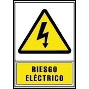 SEÑAL NORMALIZADA RIESGO ELECTRICO PVC SERIGRAFIADA 2 TINTAS R.6172-03 AM