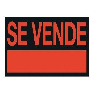 CARTEL ADHESIVO "SE VENDE" 70X50cm. FOTOLUMINISCENTE PP 400mic. R.6160 NE