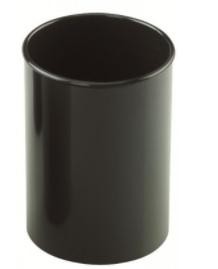 Cubilete  plástico  opaco negro  78mm 10cm alto Faibo