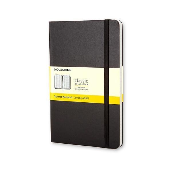 CUADERNO BOLSILLO MOLESKINE CLASSIC POCKET 9X14cm. CUADRIC.5X5 TAPA DURA NEGRO R.MM712