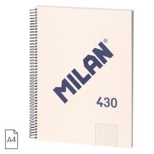 CUADERNO A4 80H 95gr TAPA DURA MILAN SERIE 1918 BEIGE REF. 57143E80BG