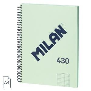 CUADERNO A4 80H 95gr TAPA DURA MILAN SERIE 1918 VERDE REF. 57143E80GR