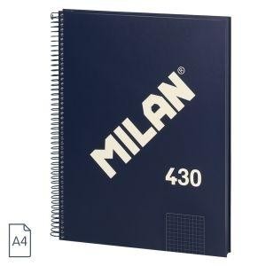 CUADERNO A4 80H 95gr TAPA DURA MILAN SERIE 1918 AZUL REF. 57143E80B