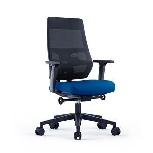 SILLA OPERATIVA KOOPS MECANISMO SINCRO CON BRAZOS AZUL ROCADA R.934MV26-3