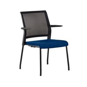 SILLA CONFIDENTE LAVIGNE ROCADA CON BRAZOS AZUL REF. 938M-3