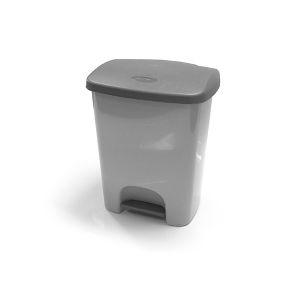 PAPELERA CON PEDAL CURVER BIN  25L. PLASTICO GRIS R.248976