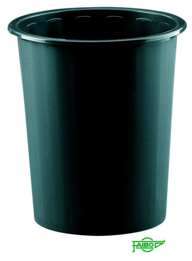 PAPELERA PLASTICO 14L. NEGRO FAIBO R.305-02