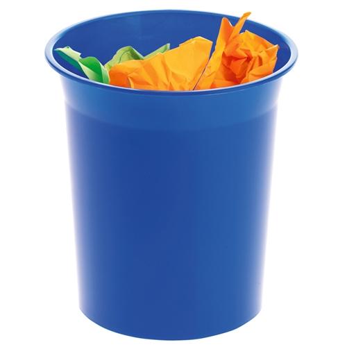 PAPELERA PLASTICO OPACO MOD.2002 AZUL 14L. R.2002 AZ