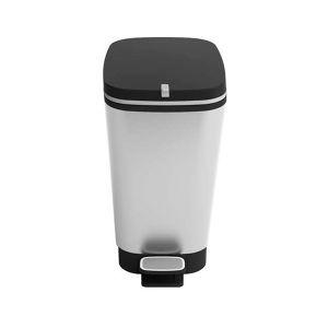 CUBO CON PEDAL 30L CURVER CHIC BIN METALIZADO REF. 960609
