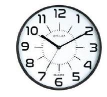 RELOJ PARED UNILUX POP 30,5cm NEGRO REF. 400094281